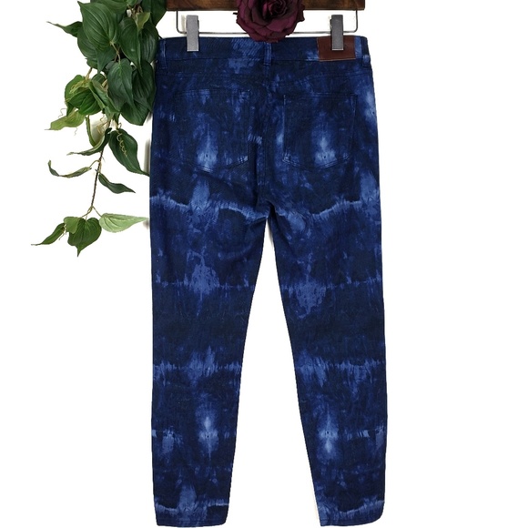 Lauren Ralph Lauren Tie Dye Skinny Cropped Jeans 2 - Picture 6 of 6
